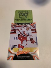 2022-23 Upper Deck MVP Andrei Svechnikov Hurricanes Ice Battles Parallel 15