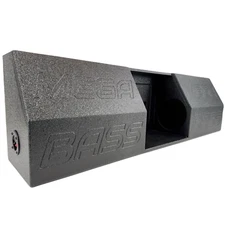 Universal Single Regular Cab Subwoofer Box 2x8” Ford Gm Bolero Style  Mega Bass
