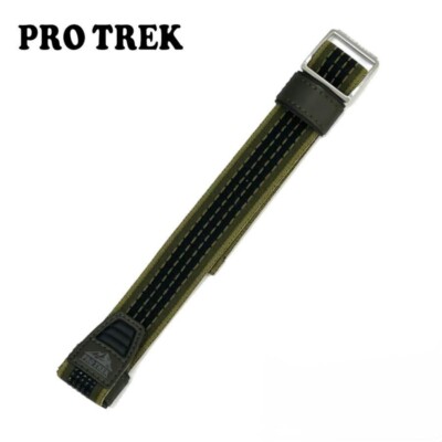 CASIO PRO TREK Genuine Black Rubber Watch Band 23mm 10510213 for PRW-3100G-3