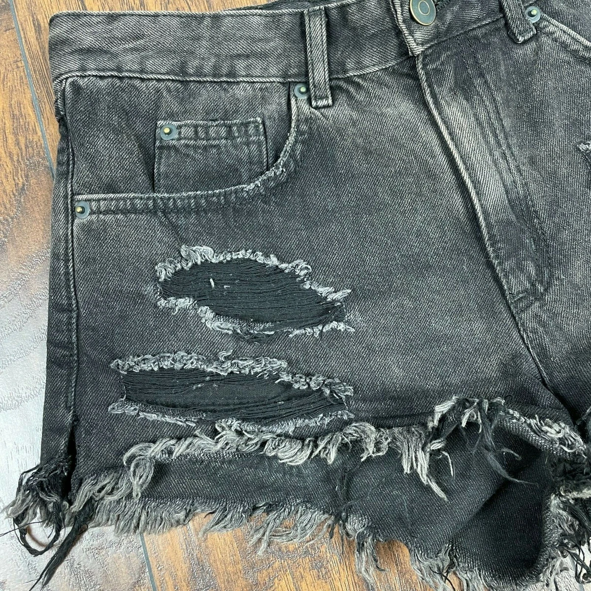 H&m distressed shorts sales