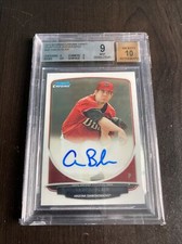 Aaron Blair 2013 BOWMAN CHROME DRAFT AUTOGRAPH BECKETT 9 MINT SUB  T11-72