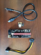 PCI-E 1x to 16x Powered USB 3.0 GPU Riser Extender Adapter Card
