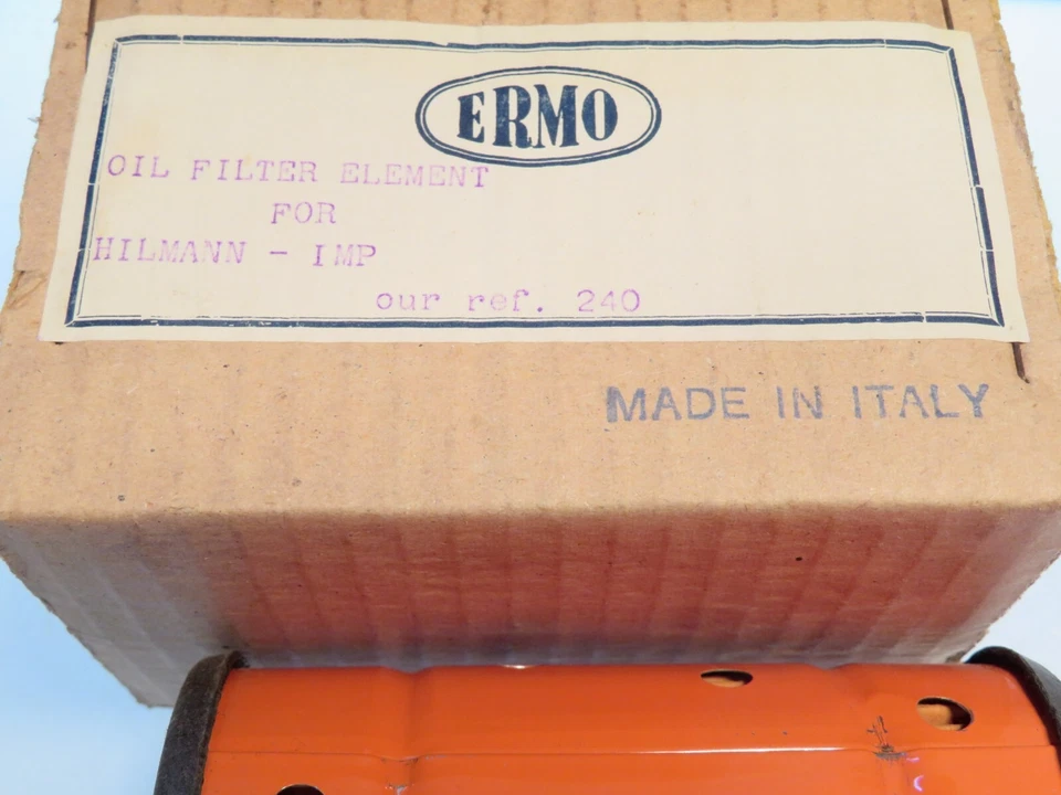 Elemento de filtro de aceite para Hillman Imp & Sunbeam Imp Ermo marca 240 Foto 3 de 3