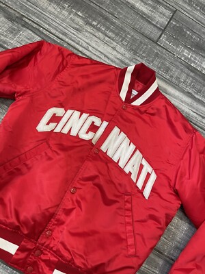 VINTAGE STARTER DIAMOND COLLECTION JACKET CINCINNATI REDS SATIN