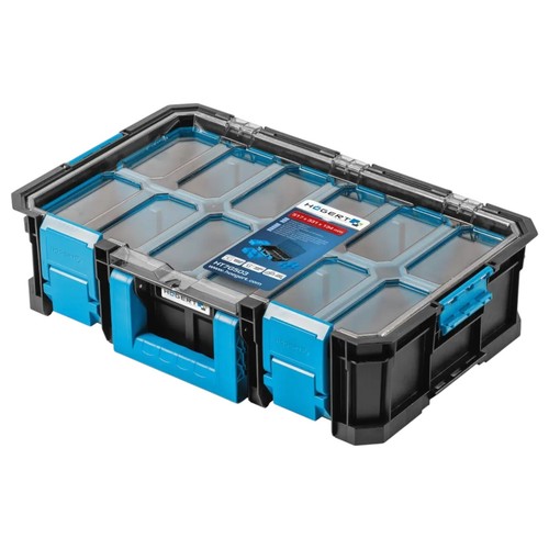 HOGERT Modulares Werkzeugaufbewahrungssystem 4in1 Mobiler Werkzeugkoffer Set - Bild 4 von 9