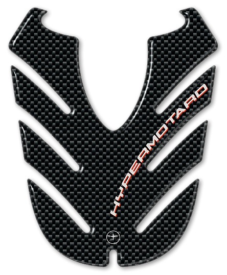 Paraserbatoio 3D Carbonio Aufkleber Kompatibel Mit Ducati Hypermotard-image