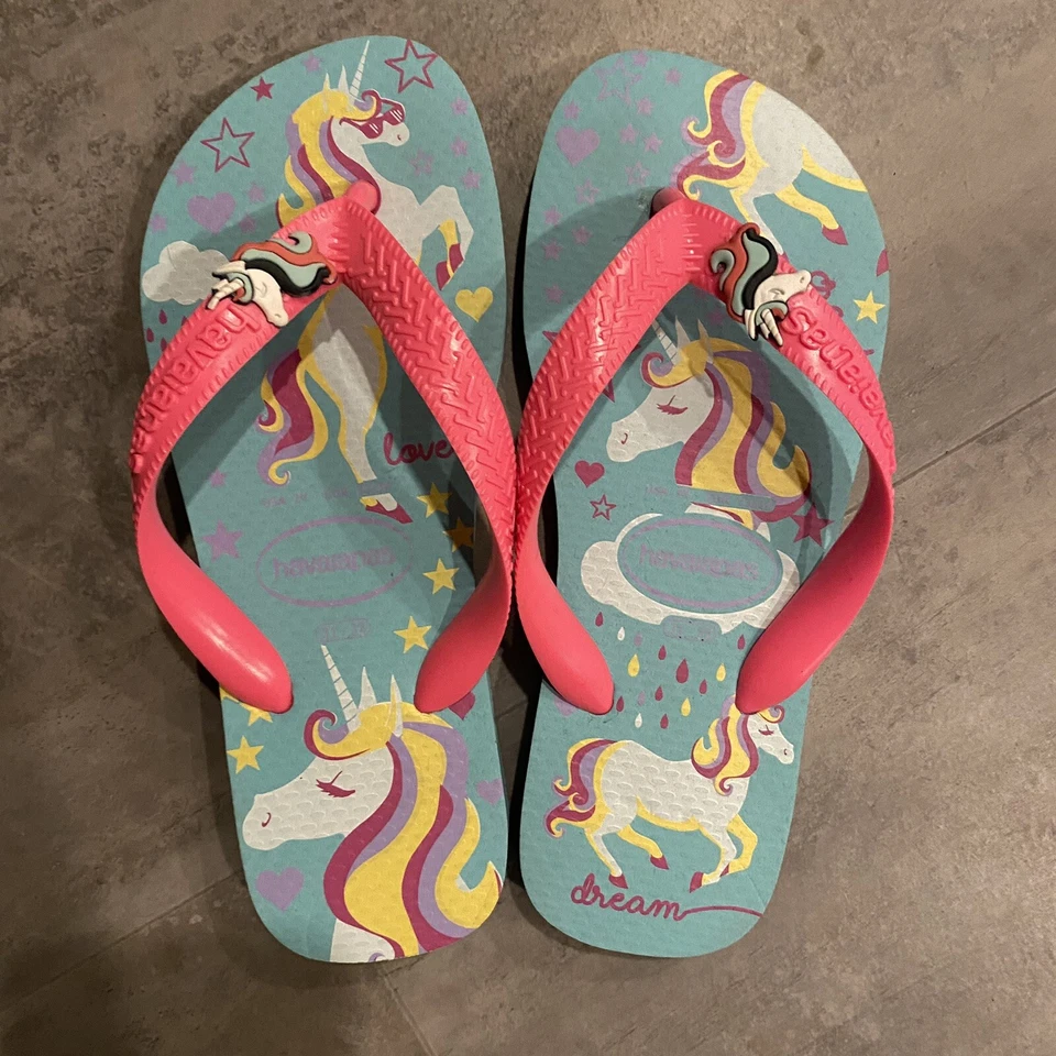 Chanclas Havaianas Unicornio Niña Talla 1.5 Foto 2 de 4