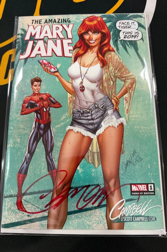J Scott Campbell Night! Sigs. Raws. $1 STARTS