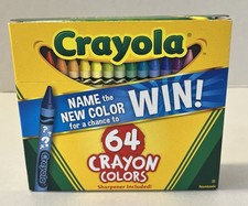 2017 Crayola 64 Crayon Box Limited Edition New Open Box Unused Retired Dandelion