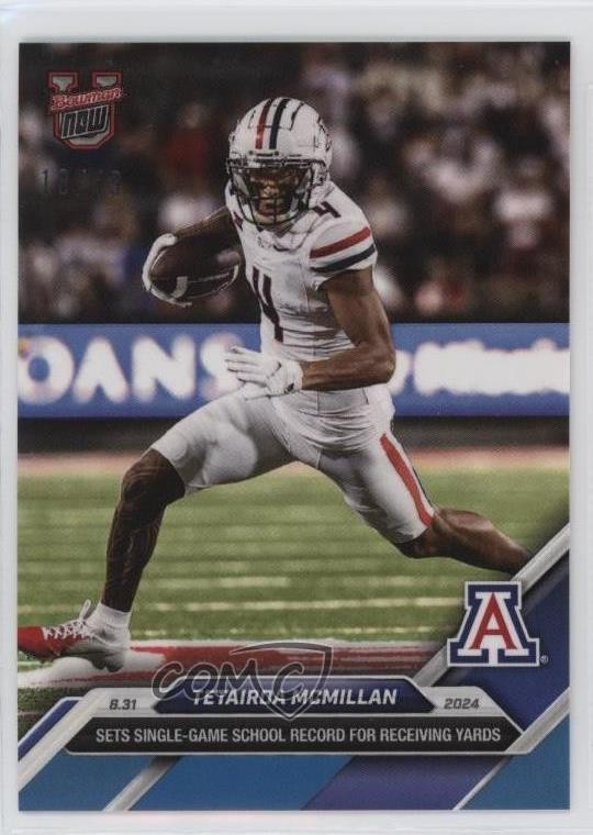 2024 Bowman U Now Blue 18/49 Tetairoa McMillan #4 19fe