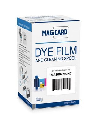 Magicard MA300YMCKO Color Ribbon Kit (YMCKO, 300 Prints) for Enduro, Rio Pro,...