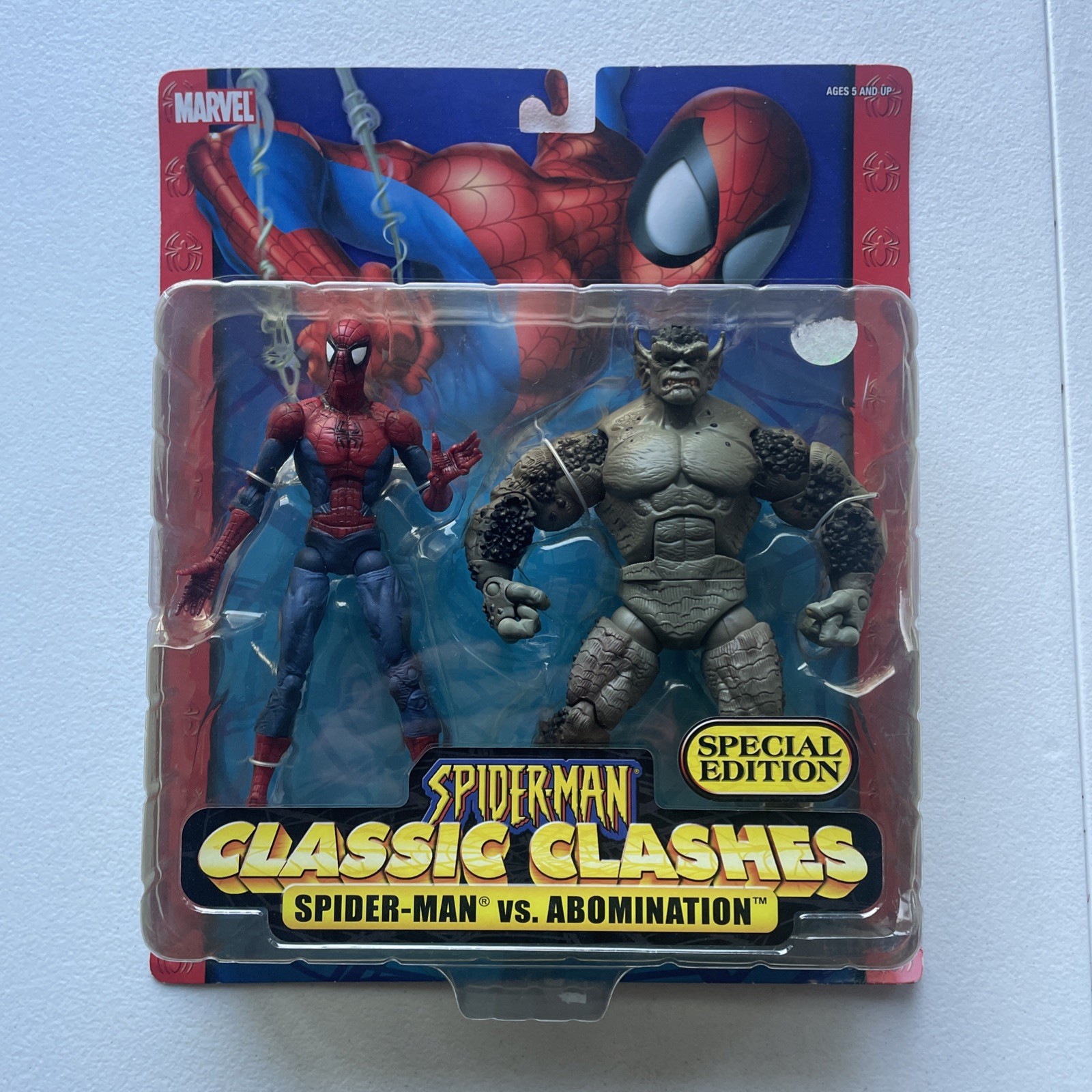 Rare ToyBiz 2005 Spider-Man vs Abomination Classic Clashes Marvel Action Figures