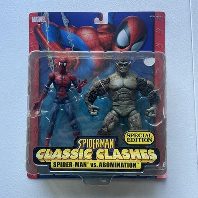 Rare ToyBiz 2005 Spider-Man vs Abomination Classic Clashes Marvel Action Figures