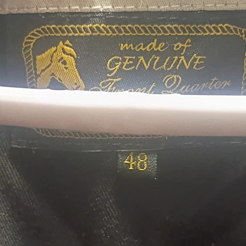 Aero Leather Co Scottland Made Black Mariner Jacket image 3