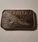 Vintage 1 oz America Land Of The Free .999 Silver Bar