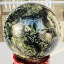 Sfera cristallo diaspro Kabamba naturale Kambaba roccia agata minerale Reiki 1,272 libbre