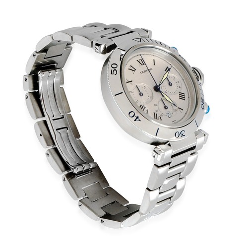 Cartier Pasha de Cartier 1050 Men's Watch in Stainless Steel - Picture 2 of 4