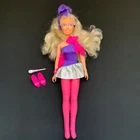 Vintage Jem and the Holograms Doll Rock N Curl + Shoes Microphone Hasbro 1985