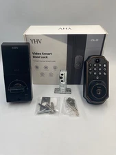 Keyless Entry Door Lock with Camera Fingerprint Smart Door**