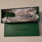 NEW Black Alicegana Flat Jeweled Sandals (Women's) Size 7 (38) NEW in Box — photo 9