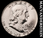 1963 Silver Franklin Half Dollar - Choice Gem Brilliant Unc  Lustrous  #M636 — photo 1