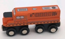 Maison Joseph Battat Wooden Magnetic Train  Cars , Work with Thomas/Brio Track
