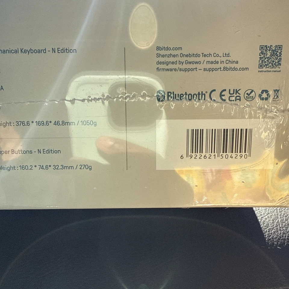 8BitDo Retro Mechanical Keyboard, Bluetooth/2.4G/USB-C (NEW SEALED) - Image 2 of 2