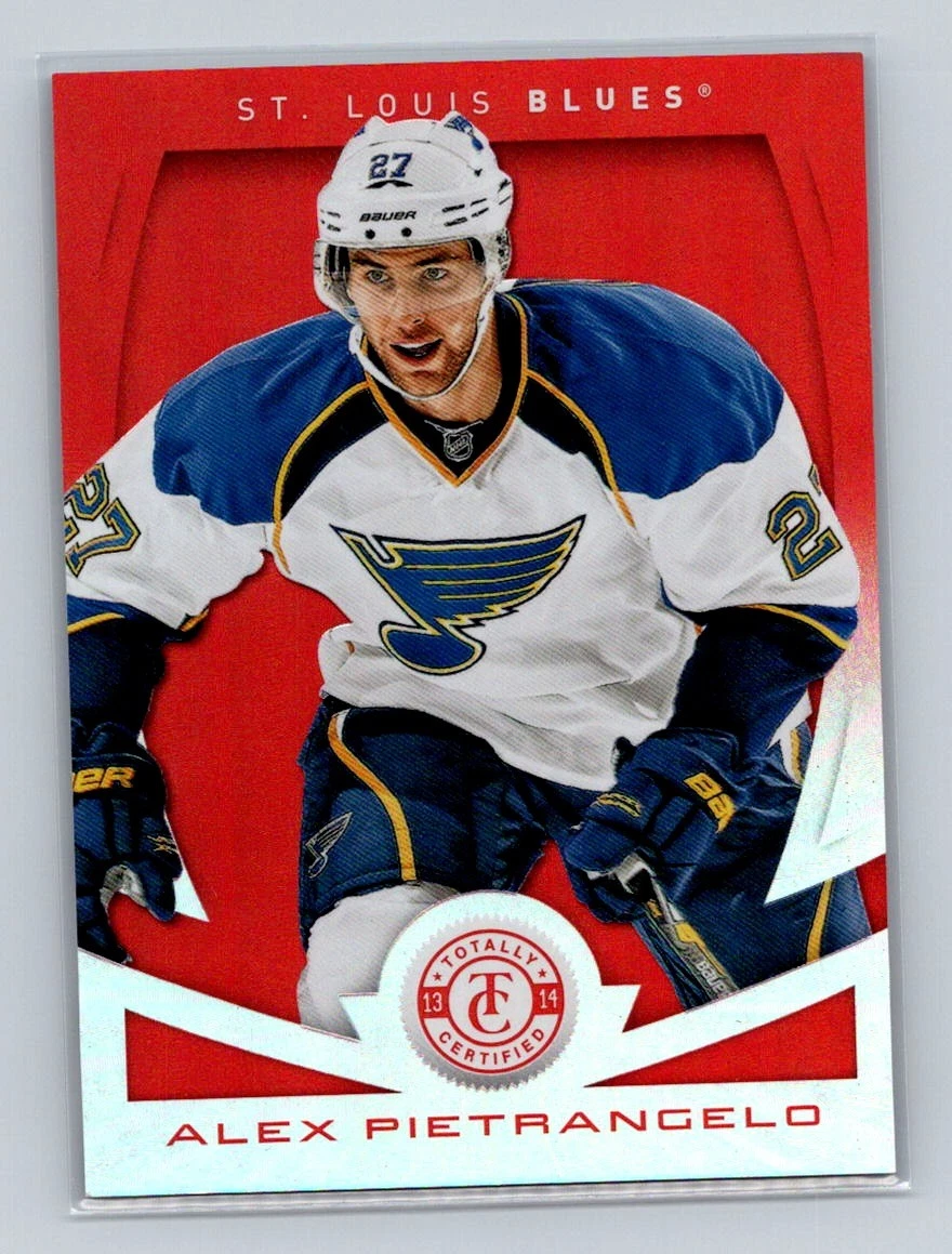 2013-14 Panini Totally Certified #109 Alex Pietrangelo /25 St. Louis Blues