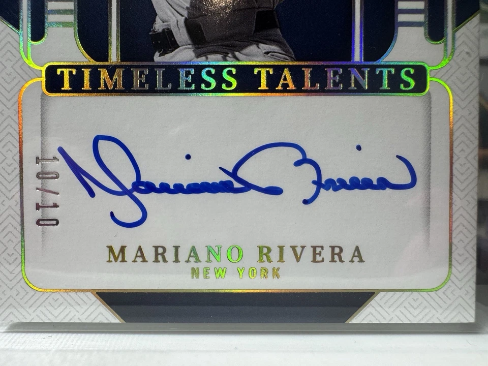 Panini National Treasures 2025 - Timeless Talents Signatures Mariano Rivera/10🔥 Foto 2 de 4
