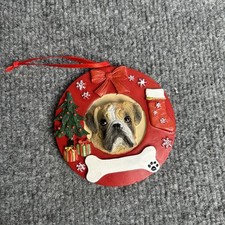 Pet Dog Christmas Ornament Boxer Uncropped Dog Bone Can Be Personalized New