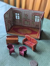 Marx Vintage Tin Litho Foyer Newlyweds Home Town Series 1930s