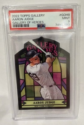 2022 Topps Gallery - Gallery of Heroes Aaron Judge #GOH-8 PSA 9