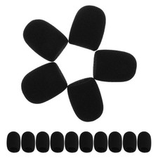 15 Pcs Microphone Windscreen Protective Cover Headset Covers Foam