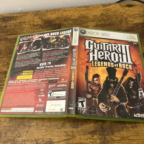 New ListingGuitar Hero III: Legends of Rock (Microsoft Xbox 360, 2007)