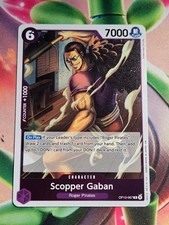 Scopper Gaban OP13-067 Rare Carrying On His Will One Piece Foil Near Mint