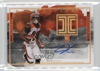 2020 Panini Impeccable Rookie Landscape Gold 5/10 Tee Higgins Auto RC 0n9n