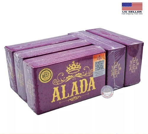 ALADA Whitening Soap Naturally Brightening Natural Extract Face Body 160G X5