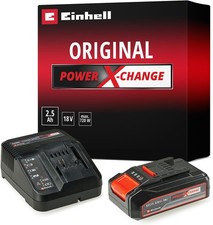 Original Einhell Starter Kit 2,5 Ah Akku 18V und Ladegerät Power X-Change Set