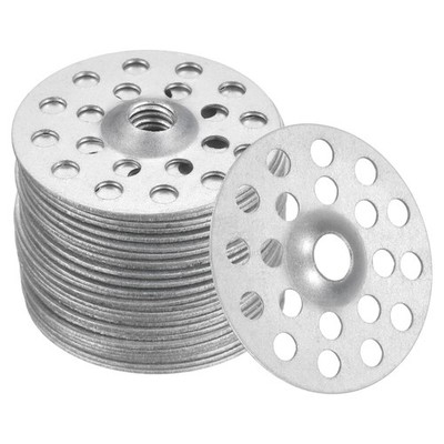 100pcs Plaster Washers 1 Inch Plaster Repair Rings Buttons for Wall Ceiling