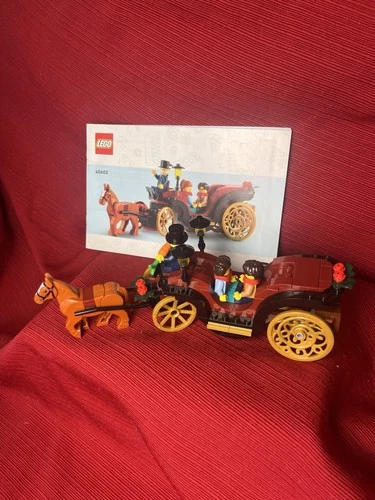 Lego 40603 Wintertime Carriage Ride Complete W Manual No Box
