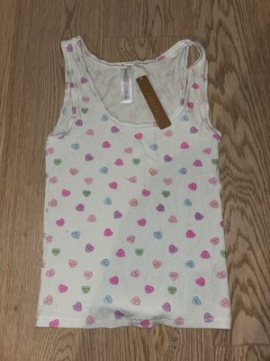 Skims Soft Lounge Tank Cloud Candy Heart Print Gr. XS