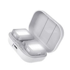 Two-way LED Vlog Fill Light+Charging Case For DJI OM 5 4 Handheld Stabilizer N