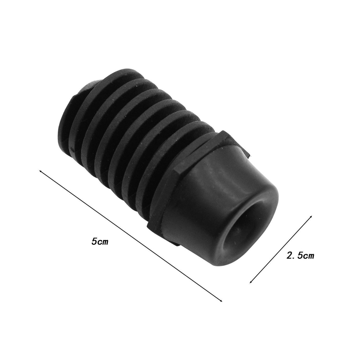2 Pcs/set Blck Plastic Rear Right Left Hood Adjust Bumper Stop W/Rubber SHORT CAP 10413888, 10413705 HT10413888 HT10413705 Compatible With