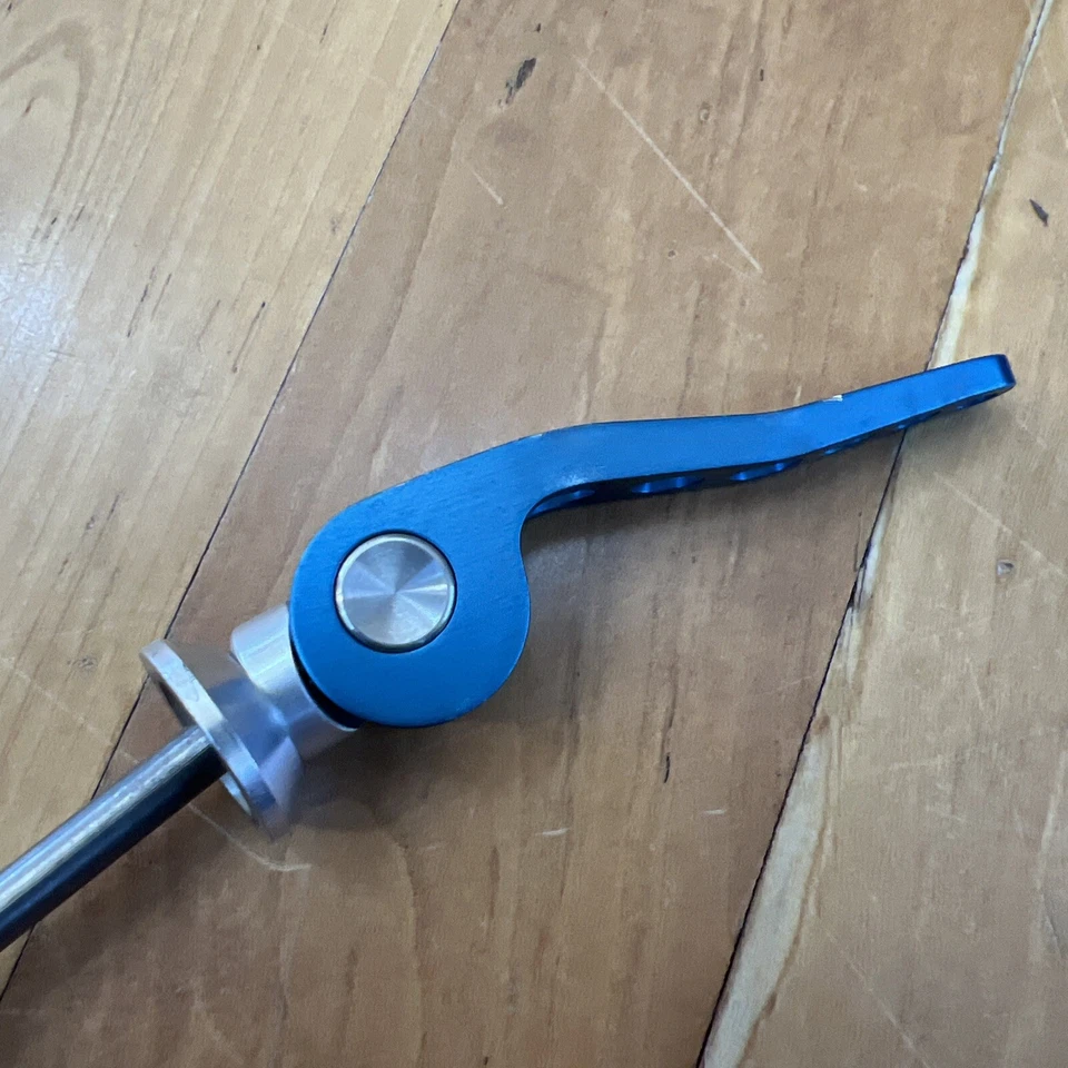 Fast Feather Blue Titanium Rod QR Quick Release Front Skewer USA - Image 3 of 4