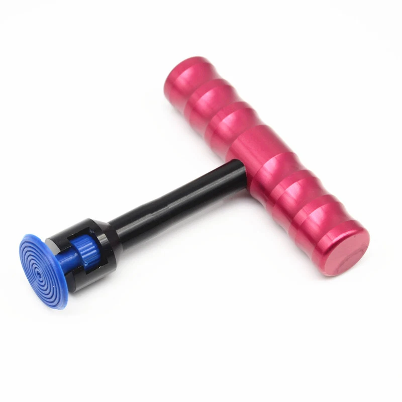 Panel de carrocería de barra en T de automóvil herramientas de eliminación de abolladuras sin pintura levantador de extractores 18X pestañas Foto 3 de 4