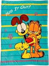 Garfield "Hug it Out" Kids 46" x 60" Throw Blanket-AB0CZPDQ8N77