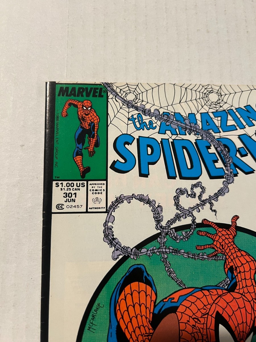 AMAZING SPIDER-MAN #301 NM- 9.2 NEWSSTAND VARIANT CLASSIC