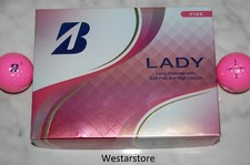 2025 BRIDGESTONE LADY 1 DOZEN Pink GOLF BALLS Free 2 Dozen Tees JAPAN
