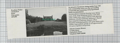 C7737) Woodham Walter Essex / Maulden Bedfordshire  - 1989 House Advert 