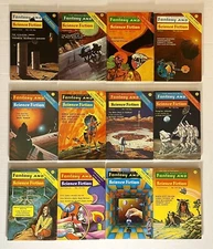 F&SF The Magazine of Fantasy AND Science Fiction 1973 Single Issues Asimov